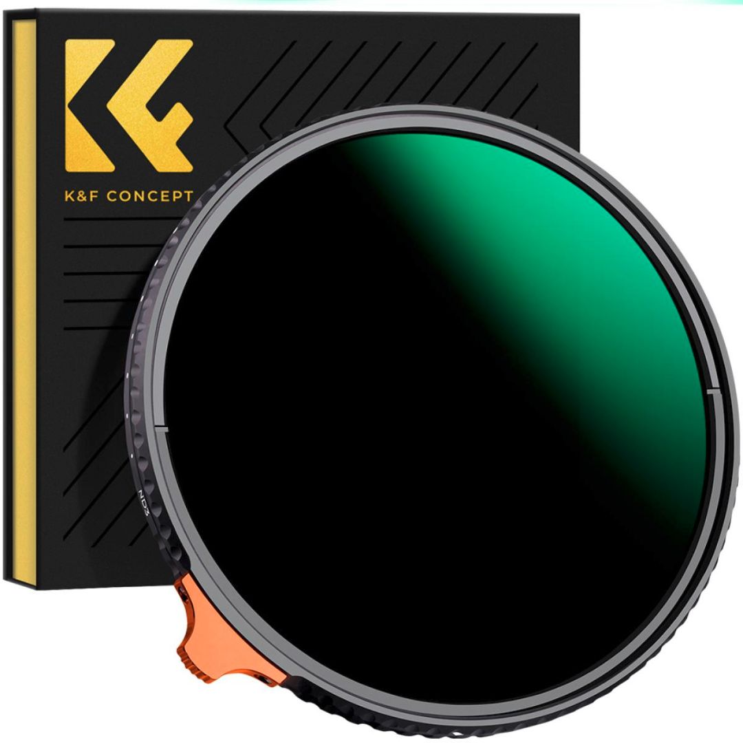 K&F Concept 58mm Variable ND Filter ND3-ND1000 (1.5-10 Stops) Ultra-thin HD Nano-X Series KF01.2007 - 1